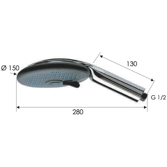 Ручной душ Remer 318RLx Хром Ручной душ Remer 318RLx Хром