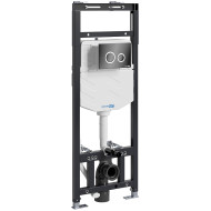 Инсталляция WasserKRAFT Alme 15TLT.010.ME.PB01 для унитаза с Черной глянцевой клавишей смыва