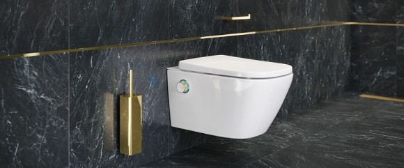 Держатель туалетной бумаги Excellent Riko Gold DOEX.1608GL Золото