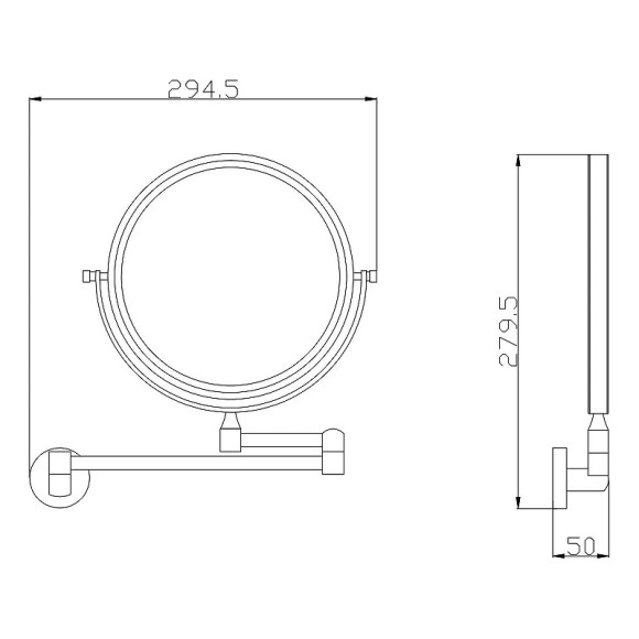 Косметическое зеркало Rav Slezak Colorado COA1100 Хром Косметическое зеркало Rav Slezak Colorado COA1100 Хром