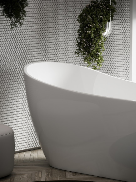 Акриловая ванна Sancos Perla 170x72 FB06 без гидромассажа