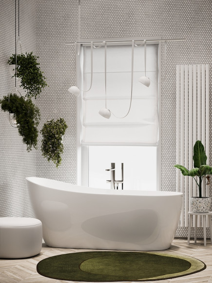 Акриловая ванна Sancos Perla 170x72 FB06 без гидромассажа