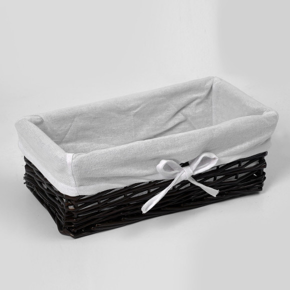 Корзина для аксессуаров WasserKRAFT Lossa WB-120-L Темно-коричневая Корзина для аксессуаров WasserKRAFT Lossa WB-120-L Темно-коричневая