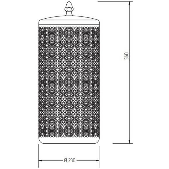 Корзина для белья Migliore Complementi 24734 Золото