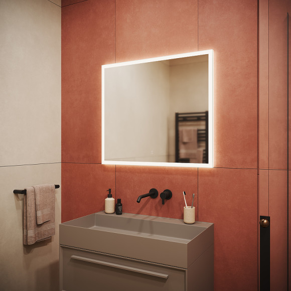 Зеркало Sancos Palace 80 PA800 с подсветкой с сенсорным выключателем Зеркало Sancos Palace 80 PA800 с подсветкой с сенсорным выключателем