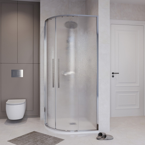 Душевой уголок Niagara Nova 90х90 NG-3626-34 профиль Хром стекло шиншилла Душевой уголок Niagara Nova 90х90 NG-3626-34 профиль Хром стекло шиншилла