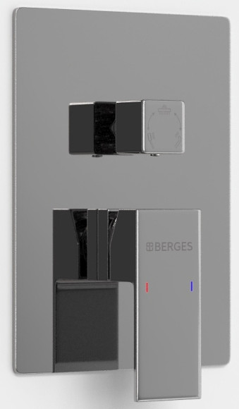 Душевая система Berges Nardis 2S 071001 Хром сильвер Душевая система Berges Nardis 2S 071001 Хром сильвер