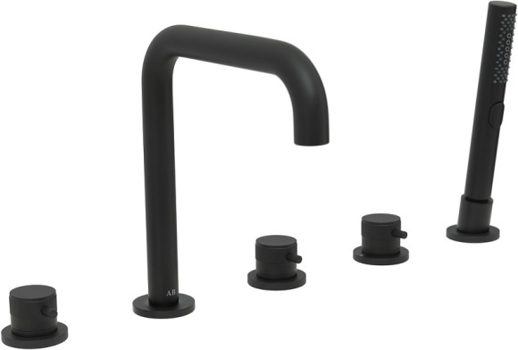 Смеситель на борт ванны Allen Brau Priority 5.31007-31 Черный матовый Смеситель на борт ванны Allen Brau Priority 5.31007-31 Черный матовый