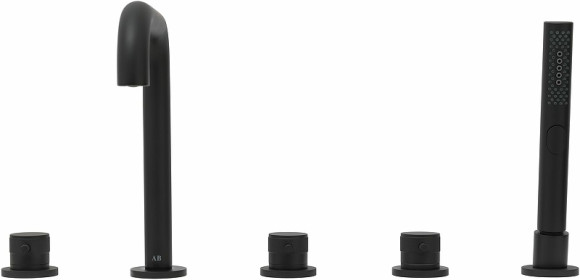 Смеситель на борт ванны Allen Brau Priority 5.31007-31 Черный матовый Смеситель на борт ванны Allen Brau Priority 5.31007-31 Черный матовый