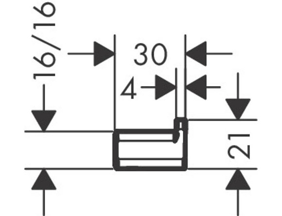 Крючок Hansgrohe AddStoris 41742340 Черный хром Крючок Hansgrohe AddStoris 41742340 Черный хром