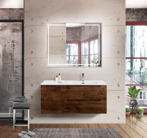 Тумба под раковину BelBagno Etna 100 R ETNA-1000-2C-1A-SO-RW-R подвесная Rovere Moro Тумба под раковину BelBagno Etna 100 R ETNA-1000-2C-1A-SO-RW-R подвесная Rovere Moro