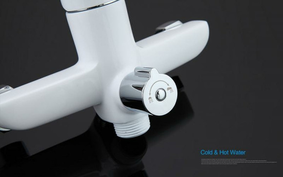 Смеситель для ванны Gappo G48 G2248 универсальный Белый Хром Смеситель для ванны Gappo G48 G2248 универсальный Белый Хром