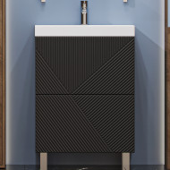 Тумба под раковину Velvex Edge 60 tn.EDG.9696.60.2Y Графит