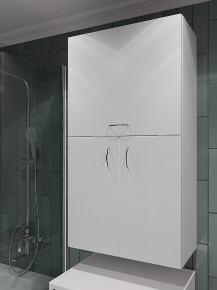 Подвесной шкаф Orange Смайл 60 SM-60SR2 Белый Подвесной шкаф Orange Смайл 60 SM-60SR2 Белый