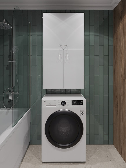 Подвесной шкаф Orange Смайл 60 SM-60SR2 Белый Подвесной шкаф Orange Смайл 60 SM-60SR2 Белый