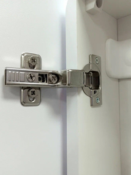 Зеркальный шкаф Континент Elliott LED 40 L МВК058 с подсветкой Белый Зеркальный шкаф Континент Elliott LED 40 L МВК058 с подсветкой Белый