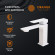 Смеситель для раковины Orange Lutz M04-021w Белый Смеситель для раковины Orange Lutz M04-021w Белый
