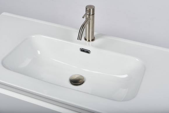 Тумба с раковиной Inda Piccadilly 100MW подвесная Matt White