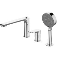 Смеситель на борт ванны BelBagno Ancona ANCONA-BVD3-CRM Хром