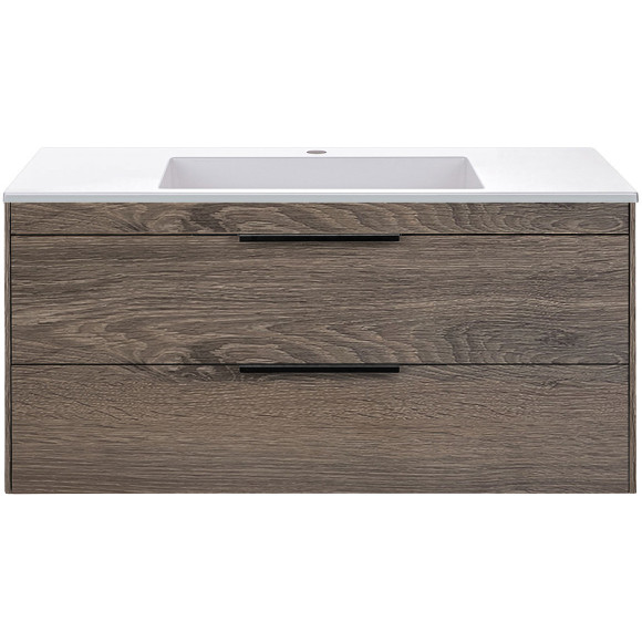 Тумба под раковину Vincea Chiara 2D 100 VMC-2C2100RO подвесная R.Oak