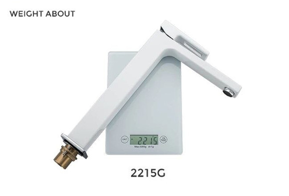 Смеситель для раковины Gappo G17-8 G1017-2 Белый Хром Смеситель для раковины Gappo G17-8 G1017-2 Белый Хром