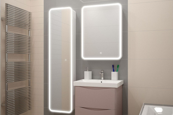 Зеркальный шкаф Art&Max Platino AM-Pla-600-800-1D-R-DS-F с подсветкой с сенсорным выключателем Белый Зеркальный шкаф Art&Max Platino AM-Pla-600-800-1D-R-DS-F с подсветкой с сенсорным выключателем Белый