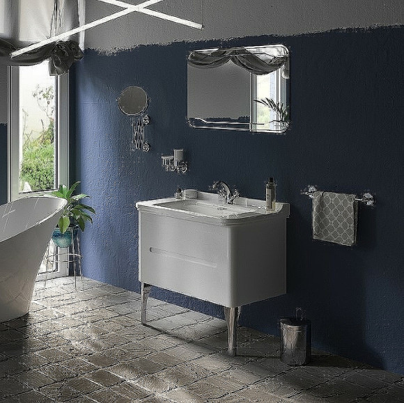 Зеркало Kerasan Waldorf 100 740601 С выключателем Зеркало Kerasan Waldorf 100 740601 С выключателем