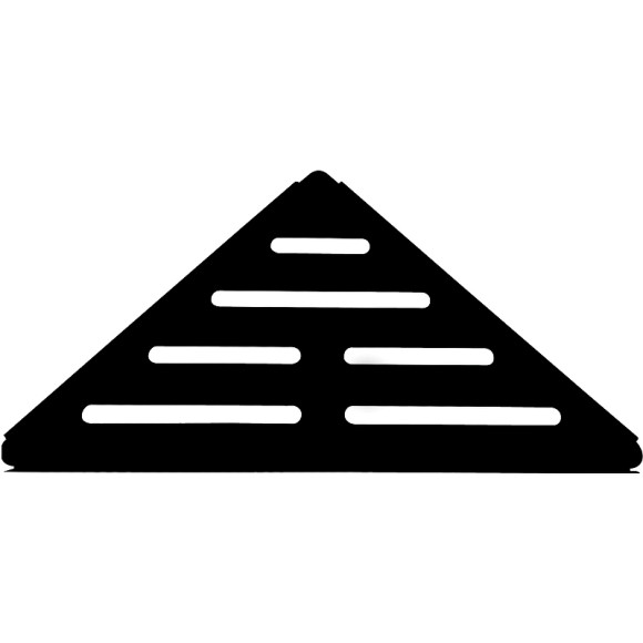 Металлическая полка Bemeta Dark 102308260 Черная Металлическая полка Bemeta Dark 102308260 Черная