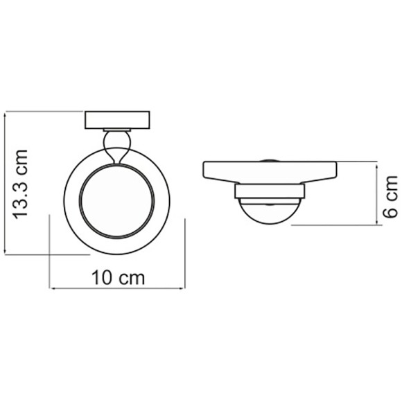 Мыльница WasserKRAFT Nau K-7729 Хром Мыльница WasserKRAFT Nau K-7729 Хром