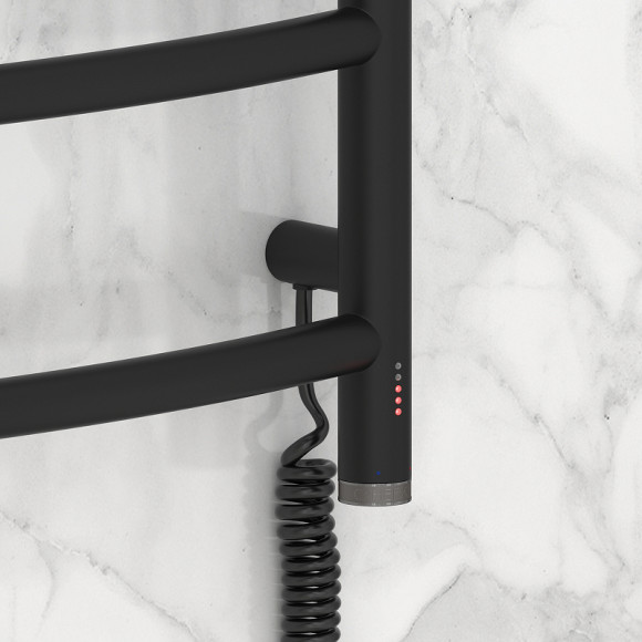 Электрический полотенцесушитель Сунержа Галант 4.0 1200x500 R 31-0831-1250 Черный матовый