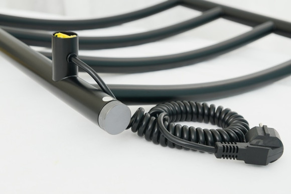 Электрический полотенцесушитель Сунержа Галант 4.0 1200x500 R 31-0831-1250 Черный матовый