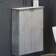 Подвесной шкаф Comforty Моно 60 00-00014968 Бетон светлый