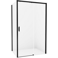 Душевой уголок New Trendy Prime Black 150х100 R D-0327A/D-0130B профиль Черный стекло прозрачное Душевой уголок New Trendy Prime Black 150х100 R D-0327A/D-0130B профиль Черный стекло прозрачное