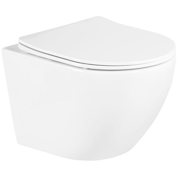 Комплект унитаза BelBagno Uno BB3105CHR/SC с сиденьем Микролифт и инсталляцией Jacob Delafon E29025-NF+E4316-CP с клавишей смыва Хром