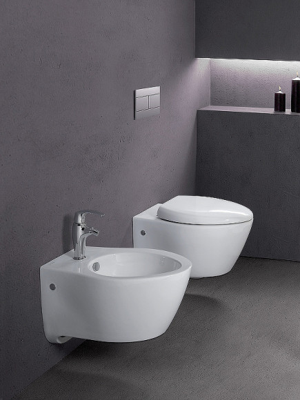 Комплект унитаза BelBagno Uno BB3105CHR/SC с сиденьем Микролифт и инсталляцией Jacob Delafon E29025-NF+E4316-CP с клавишей смыва Хром