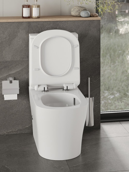 Унитаз компакт Orange C07-050W с бачком и сиденьем Микролифт Унитаз компакт Orange C07-050W с бачком и сиденьем Микролифт