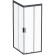 Комплект душевого уголка с душевой системой и аксессуарами AM.PM Gem S 100x80 WK93EQ профиль Черный матовый стекло прозрачное Комплект душевого уголка с душевой системой и аксессуарами AM.PM Gem S 100x80 WK93EQ профиль Черный матовый стекло прозрачное