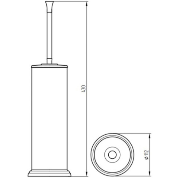Ершик для унитаза Migliore Fortuna 27723 Хром Ершик для унитаза Migliore Fortuna 27723 Хром