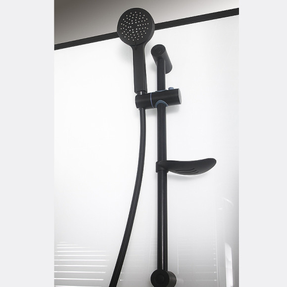 Душевая кабина Grossman GR250 100x100 Черная без гидромассажа Душевая кабина Grossman GR250 100x100 Черная без гидромассажа