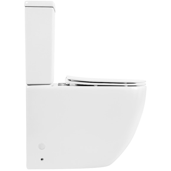 Унитаз компакт BelBagno Amanda BB051CPR/BB051SC без бачка с сиденьем Микролифт Унитаз компакт BelBagno Amanda BB051CPR/BB051SC без бачка с сиденьем Микролифт