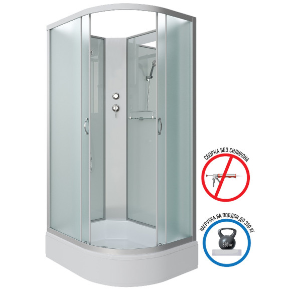 Душевая кабина Niagara Classic 130х90 L NG-33394-14LBK без гидромассажа Душевая кабина Niagara Classic 130х90 L NG-33394-14LBK без гидромассажа