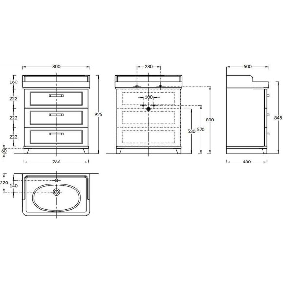 Тумба под раковину Kerama Marazzi Pompei 80 PO.N.80.3\WHT Белая глянцевая Тумба под раковину Kerama Marazzi Pompei 80 PO.N.80.3\WHT Белая глянцевая