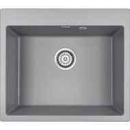 Кухонная мойка Paulmark Kante 60 PM106052-GRM Серый металлик