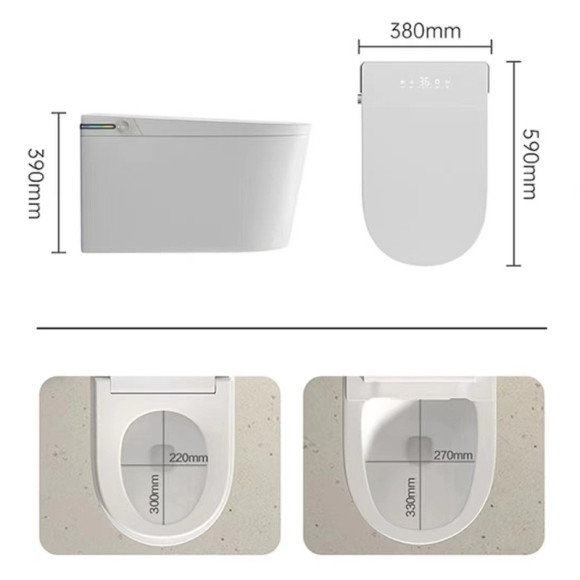 Комплект унитаза биде с инсталляцией SantiLine SL-5037 подвесной с сиденьем Микролифт