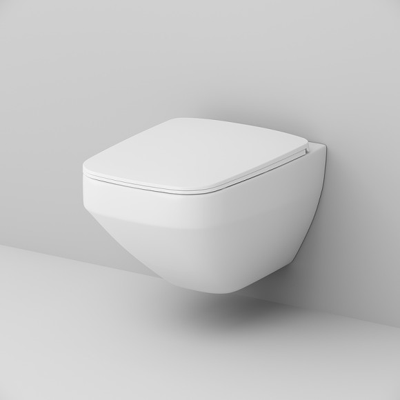 Унитаз AM.PM Inspire V2.0 FlashClean CK50H0603W подвесной с гигиеническим душем и ершиком с сиденьем Микролифт Унитаз AM.PM Inspire V2.0 FlashClean CK50H0603W подвесной с гигиеническим душем и ершиком с сиденьем Микролифт