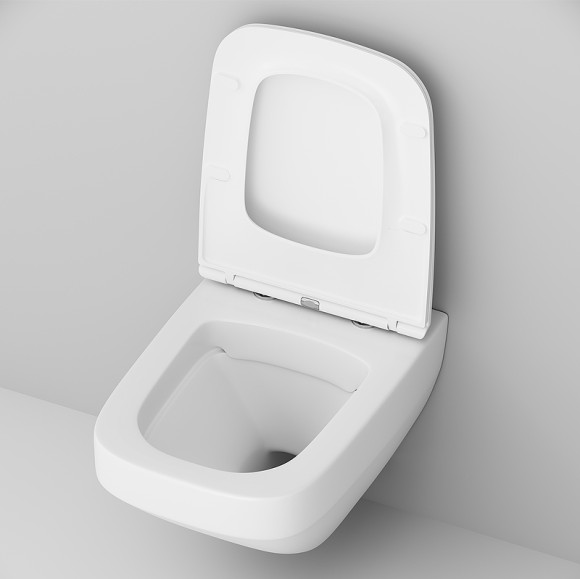 Унитаз AM.PM Inspire V2.0 FlashClean CK50H0603W подвесной с гигиеническим душем и ершиком с сиденьем Микролифт Унитаз AM.PM Inspire V2.0 FlashClean CK50H0603W подвесной с гигиеническим душем и ершиком с сиденьем Микролифт