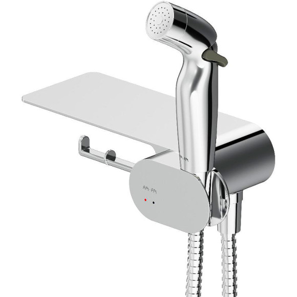 Унитаз AM.PM Inspire V2.0 FlashClean CK50H0603W подвесной с гигиеническим душем и ершиком с сиденьем Микролифт Унитаз AM.PM Inspire V2.0 FlashClean CK50H0603W подвесной с гигиеническим душем и ершиком с сиденьем Микролифт