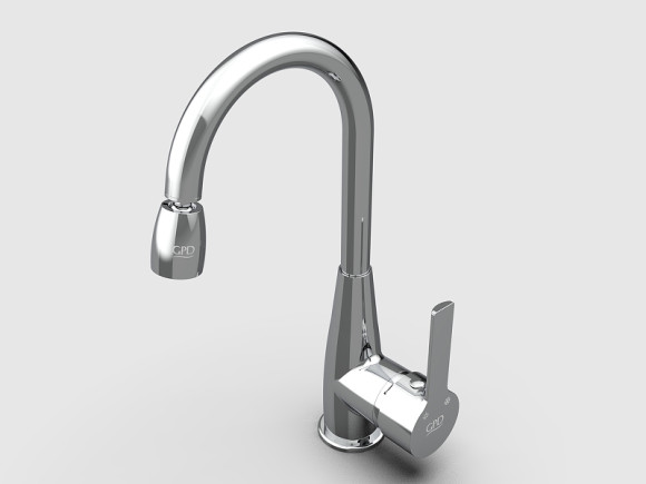 Смеситель для раковины GPD Solus MTL55 Хром