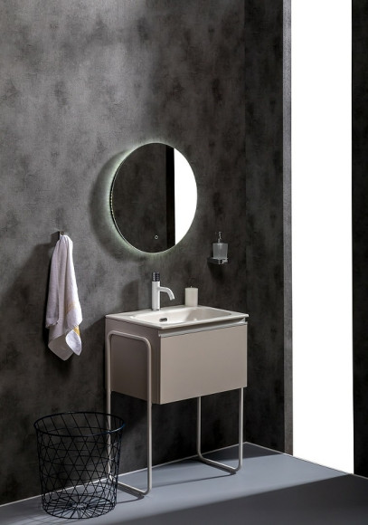 Тумба под раковину Boheme Armadi Art Vallessi 60 837-060-C подвесная Кашемир матовый