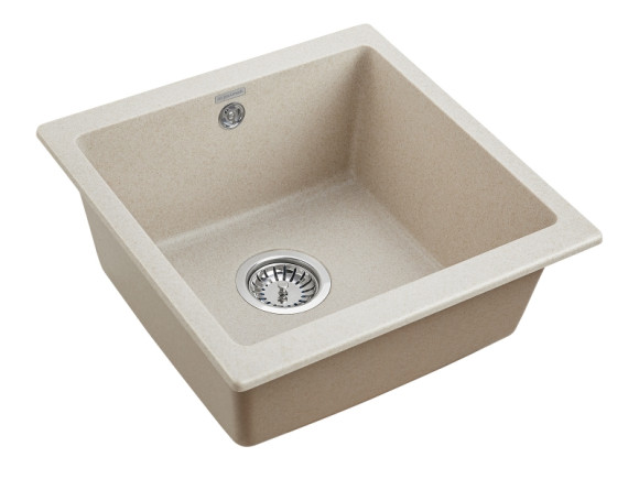Кухонная мойка Paulmark Gera 50 PM104546-BE Бежевая Кухонная мойка Paulmark Gera 50 PM104546-BE Бежевая